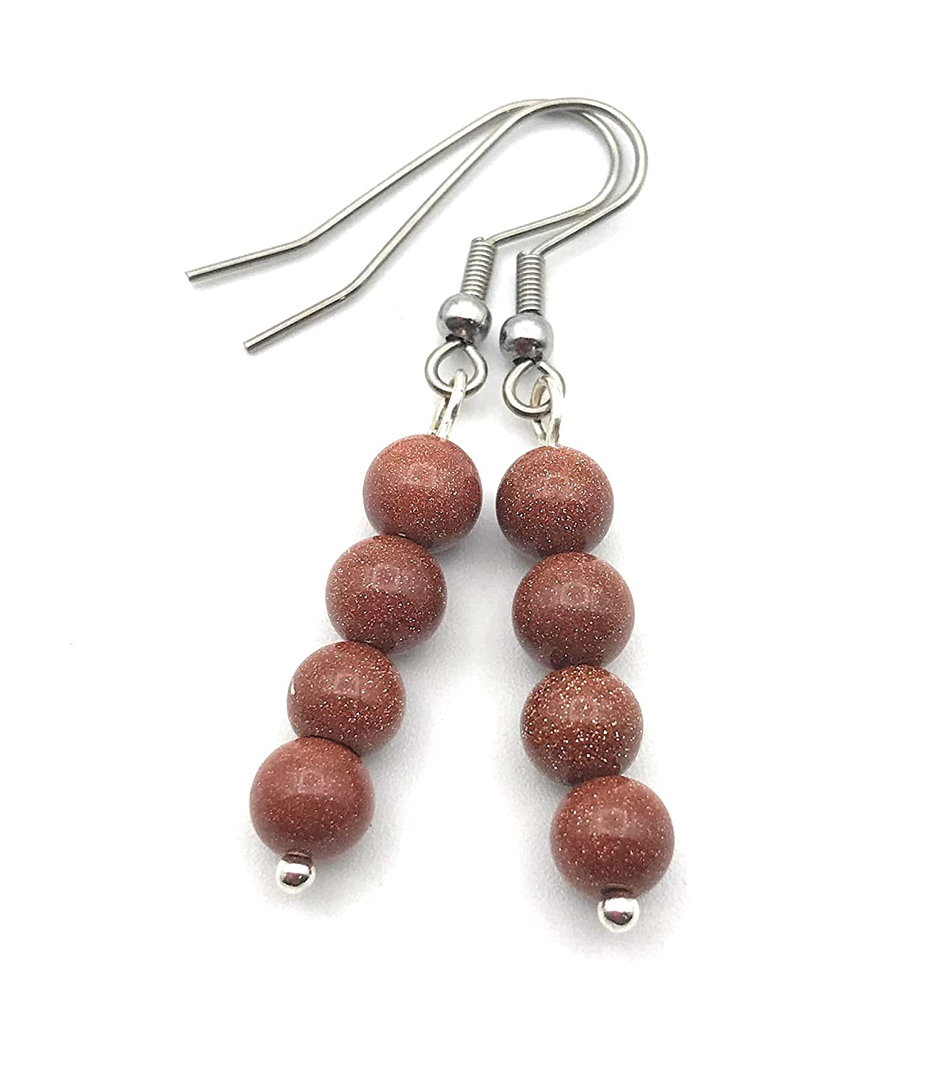 Goldstone Earrings