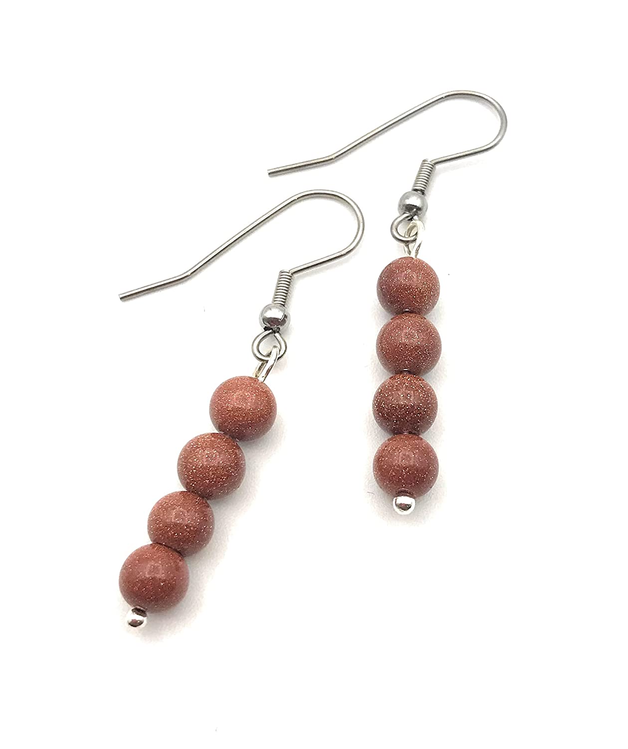 Goldstone Earrings