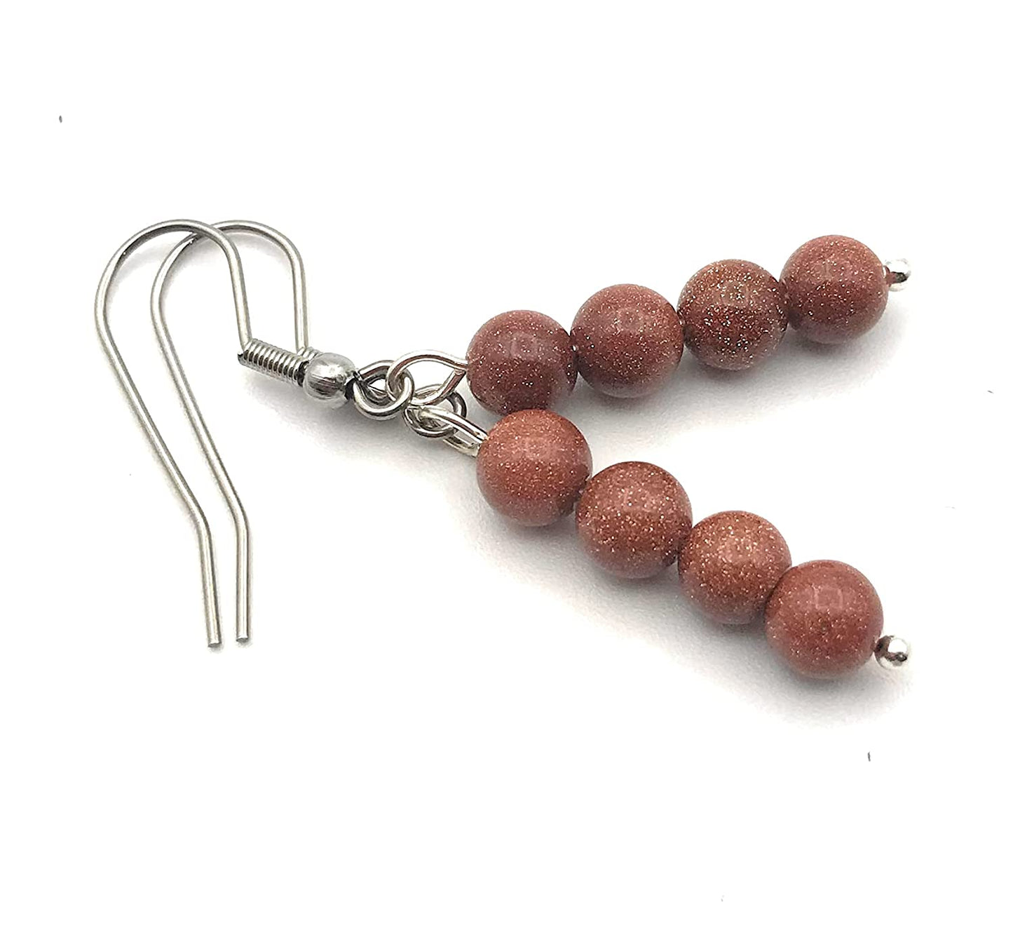 Goldstone Earrings