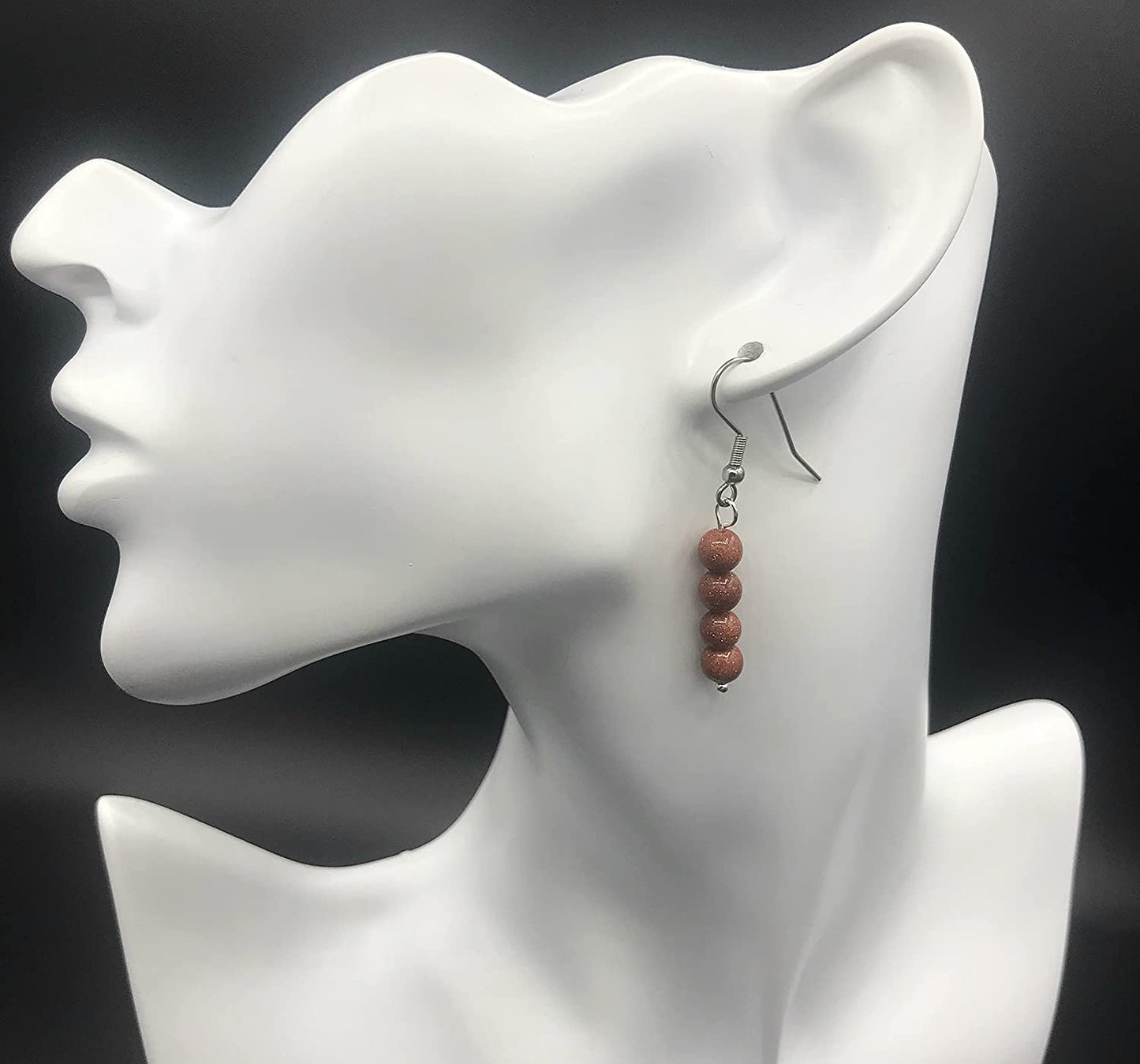 Goldstone Earrings